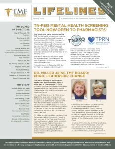 Cover of TMF Newsletter Spring 2025 edition